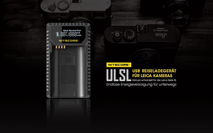Actual product image Nitecore Ulsl (Camera battery charger)