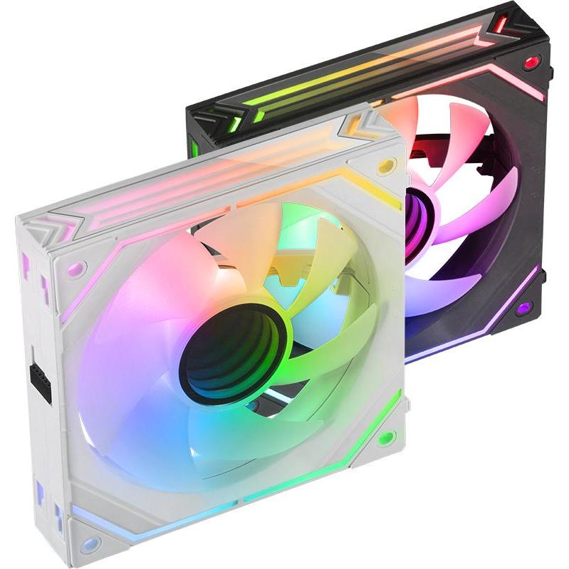 Thumbnail - Mars Gaming Ventilateur Boitier Mf-Linkfinity RGB 12cm (Blanc) (120 mm, 1 x), PC Lüfter, Weiss