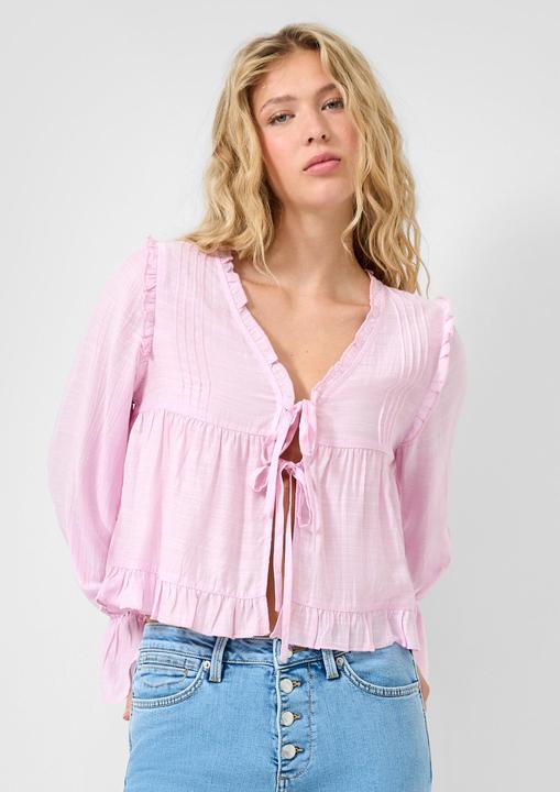 Immagine prodotto s.Oliver Feminine Bluse mit Bindedetail und Rüschen (38)