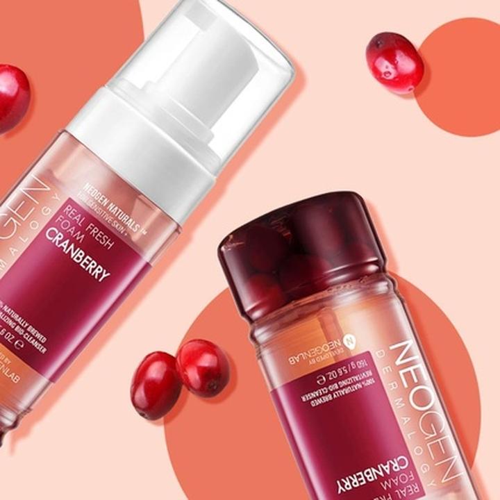 Actual product image Neogen Dermalogy Real Fresh Foam Cranberry (Cleansing Foam, 120 ml)