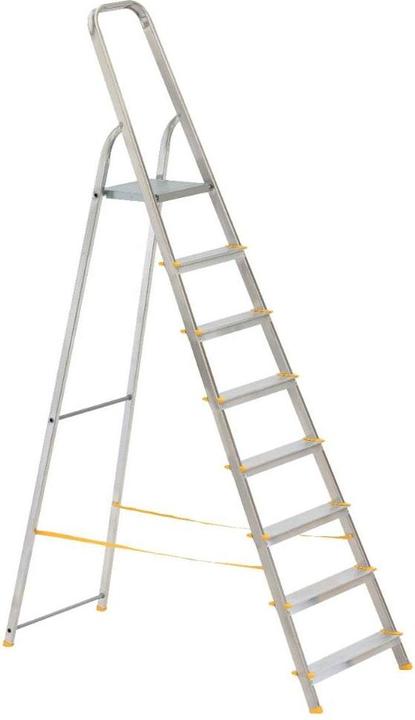 Actual product image Puag Household ladder 8 steps (Stepladder, 243 cm)