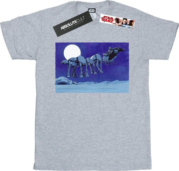 Produktbild Star Wars Christmas ATAT Sleigh TShirt Jungen (140, 146)