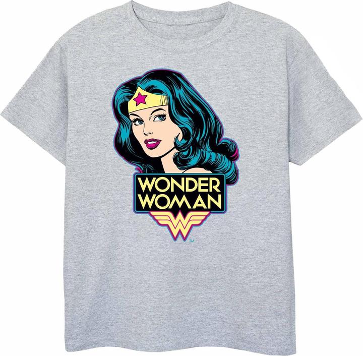 Produktbild Wonder Woman Mädchen Kopf TShirt (116)