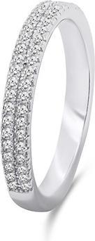Produktbild Brilio Silver - Sparkling silver ring with clear zircons RI059W - Circuit: 54 mm (54)