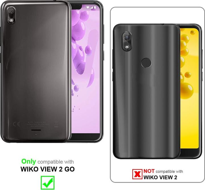 Actual product image Cadorabo Book Invisible Magnet Cover (Wiko View 2 Go)