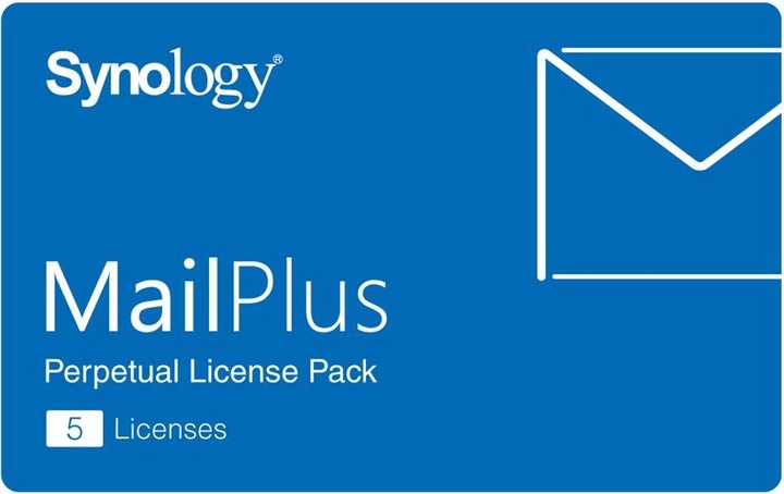 Actual product image Synology MailPlus licence package 5 e-mail accounts