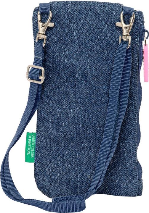 Actual product image Benetton Wallet Denim Mobile Bag Blue