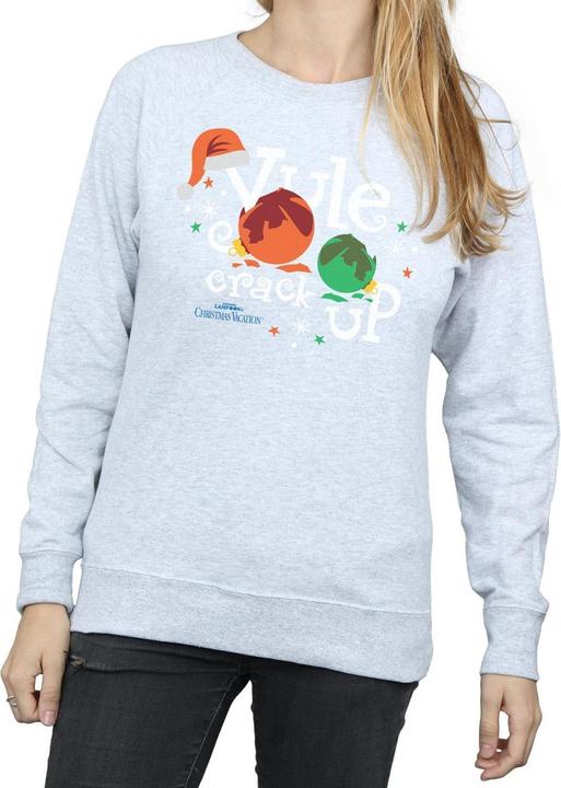 Actual product image National Lampoon´s Vacation Womens/Ladies Yule Crack Up Sweatshirt (XL)