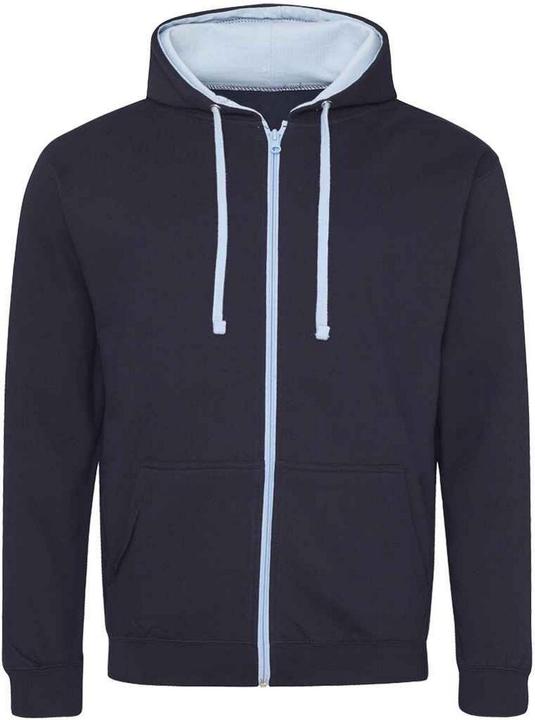 Actual product image Awdis Mens Varsity Full Zip Hoodie (XL)