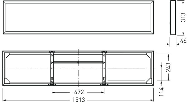 Produktbild Trilux LED-Anbauleuchte (4400 lm)