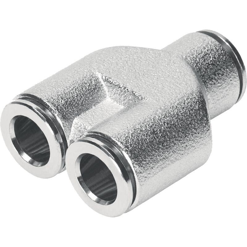 Festo, Tecnologia di connessione dei tubi, Y-Verbinder 558801 NPQM-Y-Q10-E-P10 Rohr-O 10 mm 1 St.