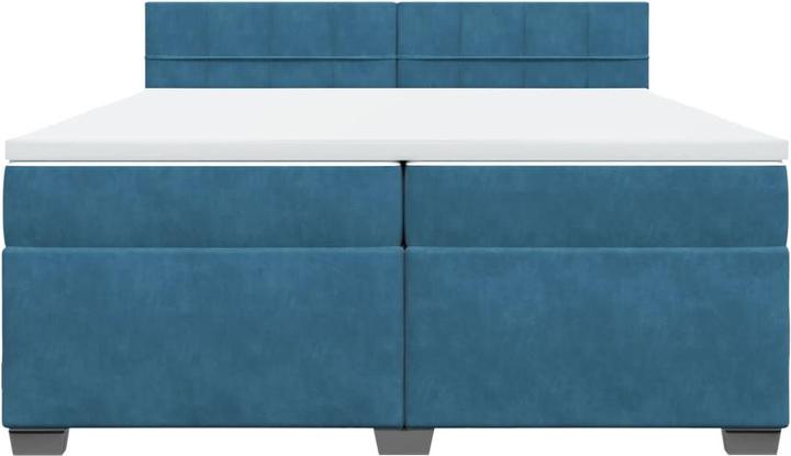 Produktbild vidaXL Bo x springbett mit Matratze 200 x 200 cm Samt (200 x 200 cm)