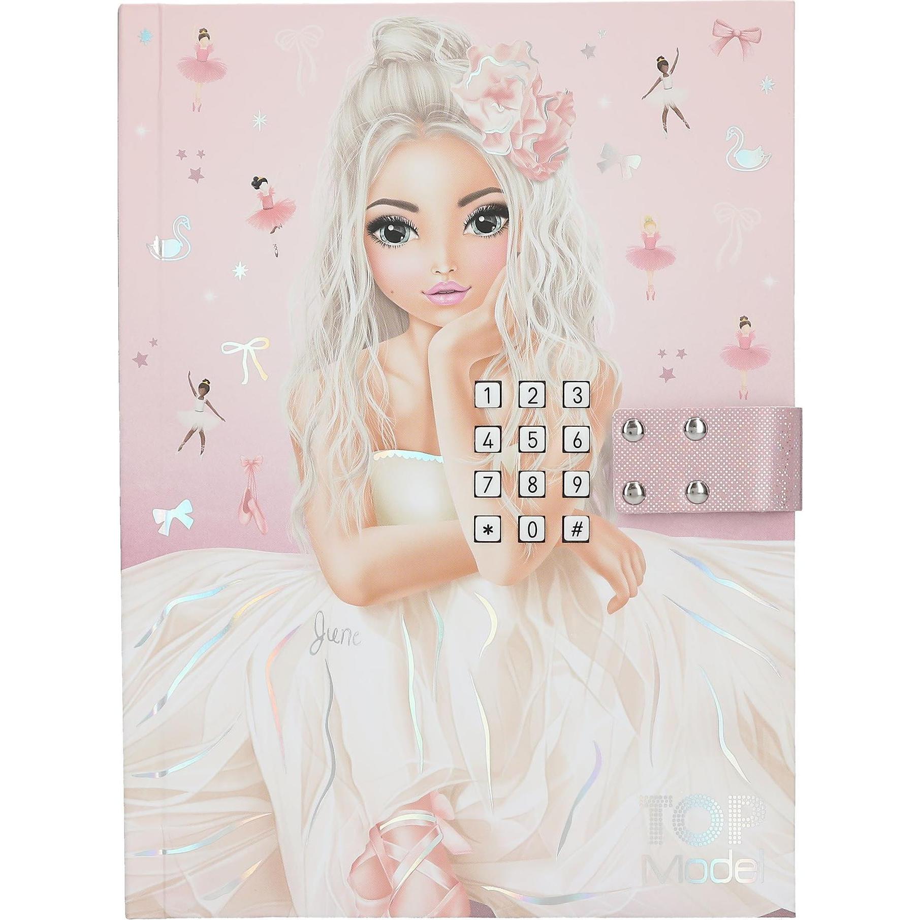 Magni Geheimcode Tagebuch Ballet (15 x 20.5 cm, Liniert, Harter Einband) (413609)
