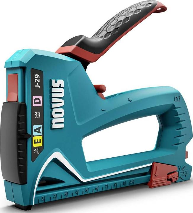 Actual product image Novus Tools J-29 030-0460 Hand tacker stapler type 53F, type 53, type 37, type 1