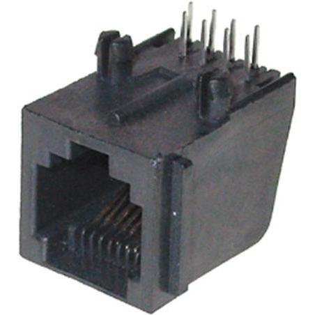Shiverpeaks S/CONN maximum connectivity Modular-Einbaubuchse 8/8 für Printmontage ungeschirmt (CAT8.1), Netzwerkkabel