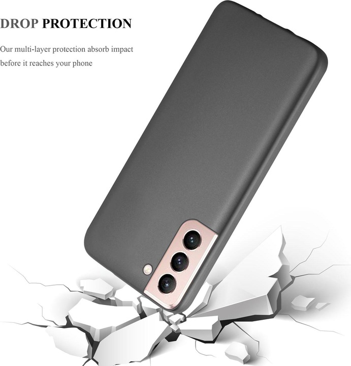 Produktbild Cadorabo TPU Matt Metallic Cover (Samsung Galaxy S21 5G)