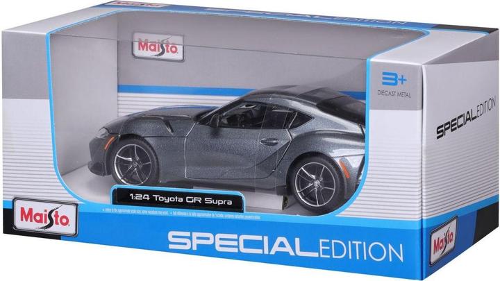 Actual product image Maisto Toyota Supra GR 1/24 grey