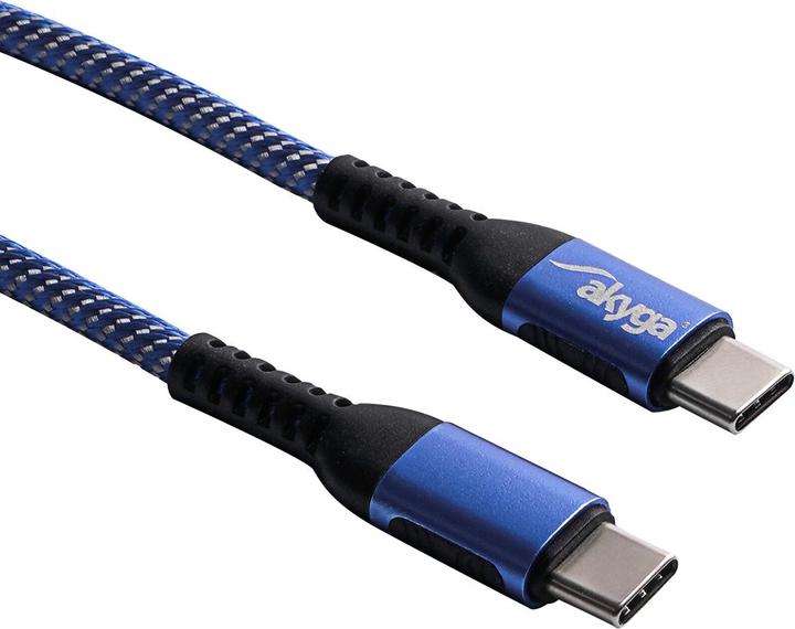 Image du produit Akyga Câble USB AK-USB-38 USB type C (1.80 m, USB 2.0, 100 W)