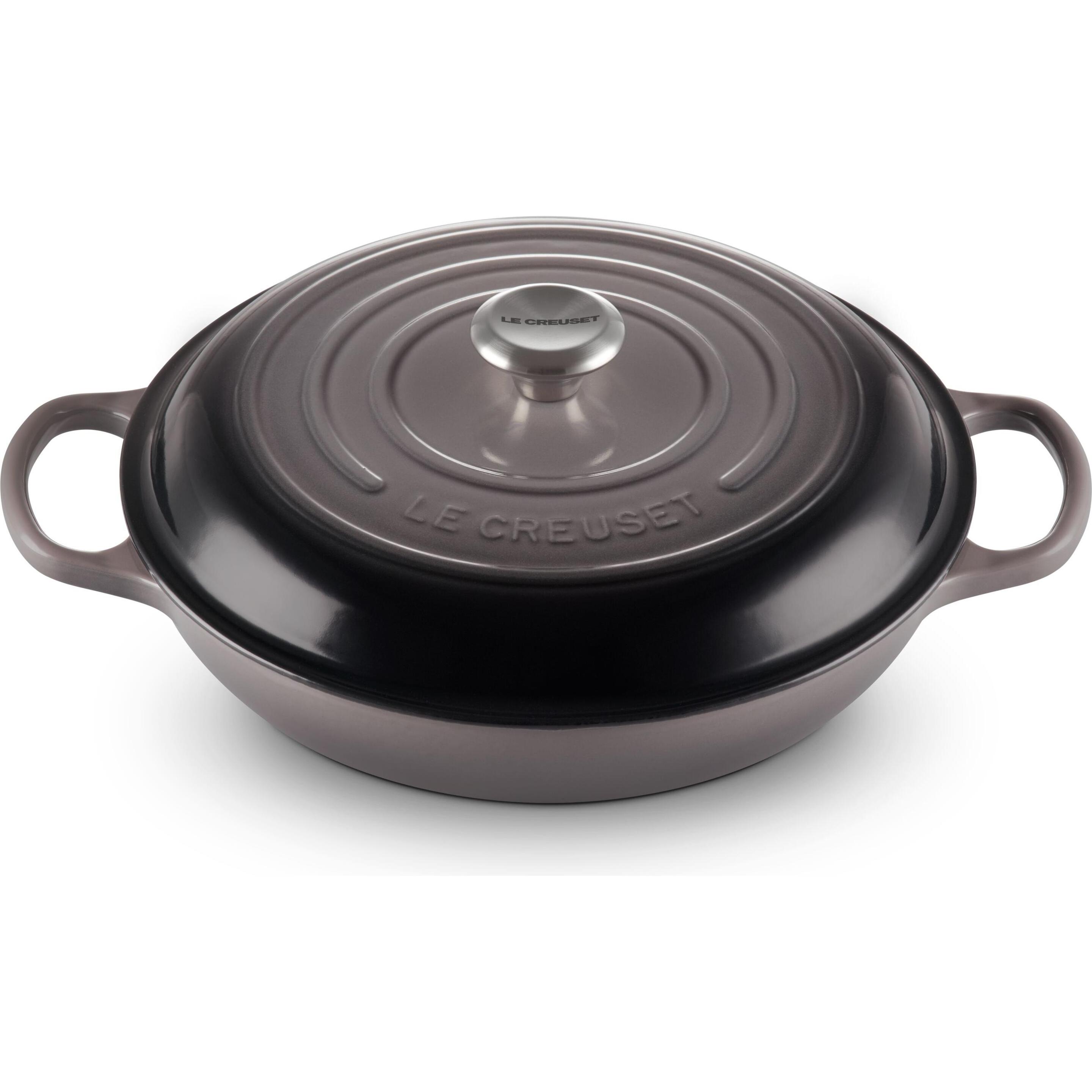 Le Creuset Gourmet-Profitopf Signature, Pfanne + Kochtopf, Grau