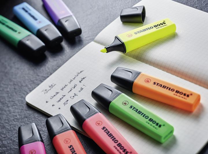 Produktbild STABILO BOSS ORIGINAL Textmarker (Mehrfarbig, 5 mm, 15 x)