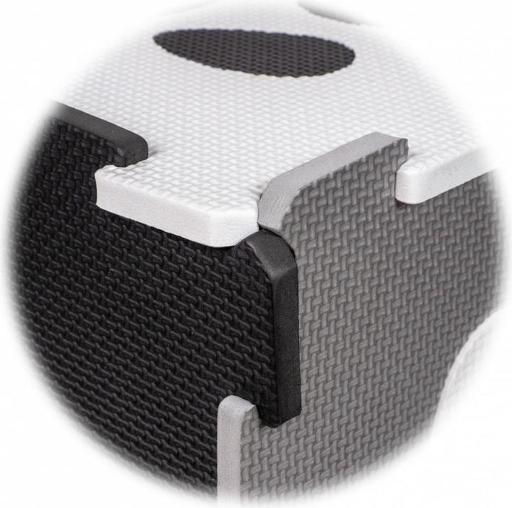 Productafbeelding Smily Schuimstofmat 32x32 zwart-wit
