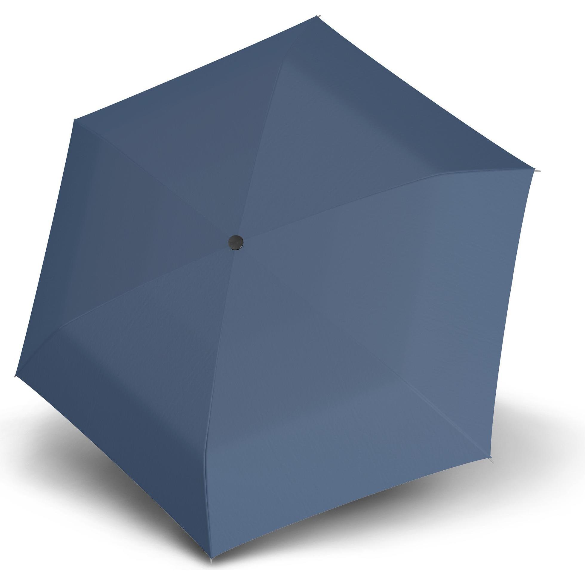 Knirps, Regenschirm, U.200 Duomatic Taschenschirm 28 cm, Blau