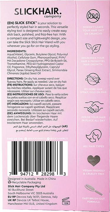 Produktbild Slickhair Slick Stick Anti Flyaway Hair Wand (Haargel, 10 ml)