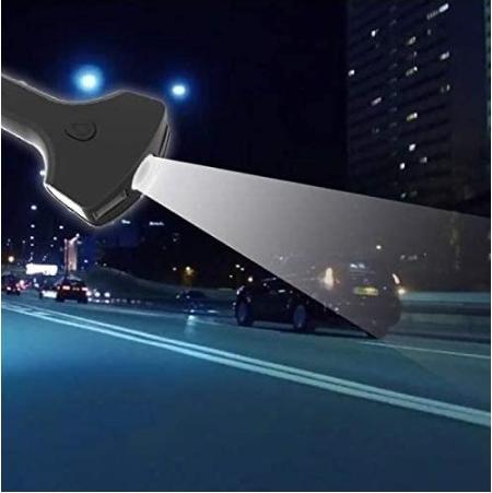 Actual product image Ledwood Chargeur Auto Qc 2 USB Coupe-Ceinture Brise-Vitre Lampe-Sos