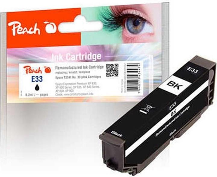 Peach Tinte Epson No. 33 / T3341 Photo Black (BK)