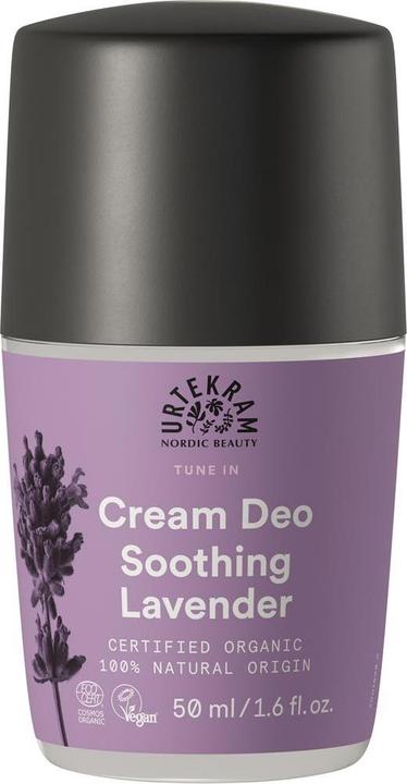 Actual product image Urtekram Deodorant cream Tune In Lavender (Roll-on, 50 ml)