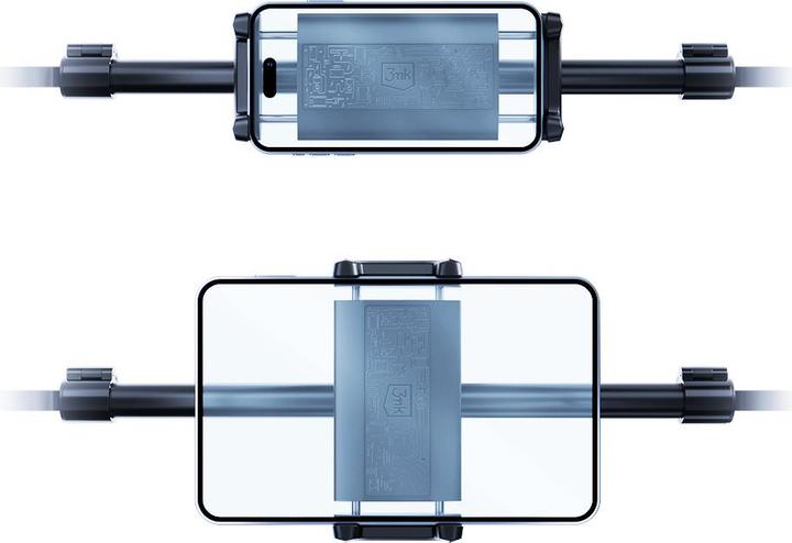 Actual product image 3MK Double Headrest Holder uchwyt na tablet