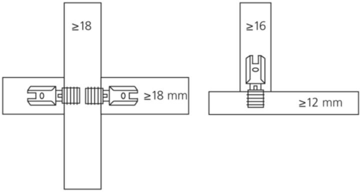 Actual product image Lamello Divario P-18 connector (160 pcs.)