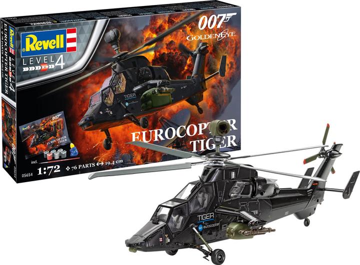 Actual product image Revell James Bond "Eurocopter Tiger" Gift Set