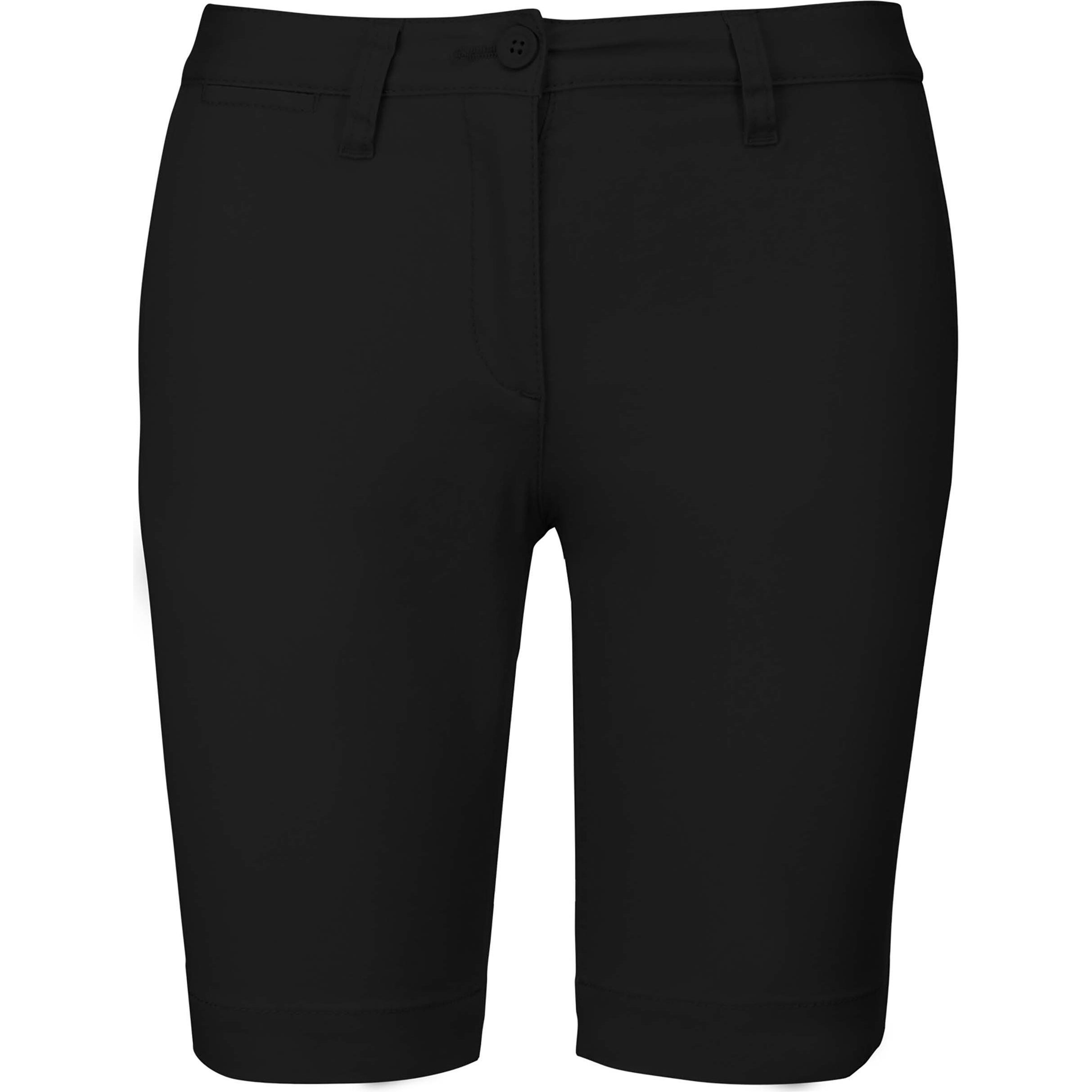 Kariban, Damen, Shorts, Chino, Schwarz, (48)