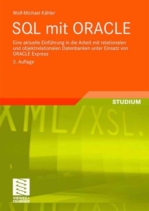 Produktbild SQL mit ORACLE (Deutsch, Wolf-Michael Kähler, 2008)