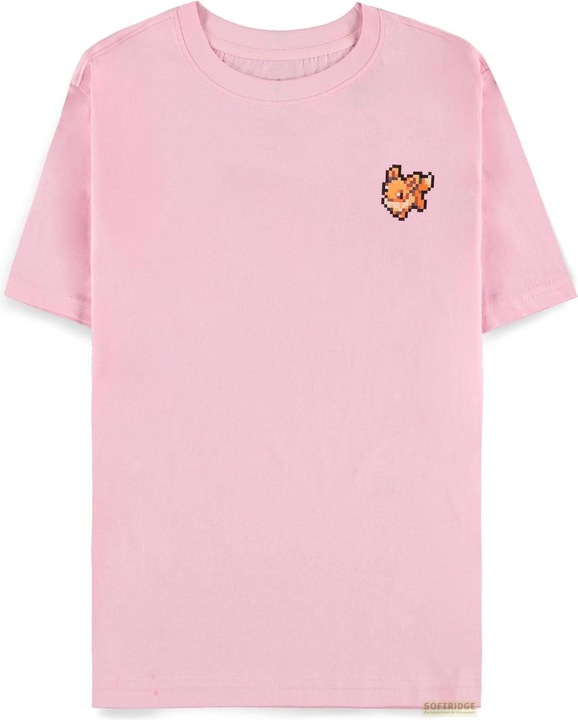 Difuzed POKEMON - Pixel Eevee - T-Shirt Femme (2XL) (XXL)