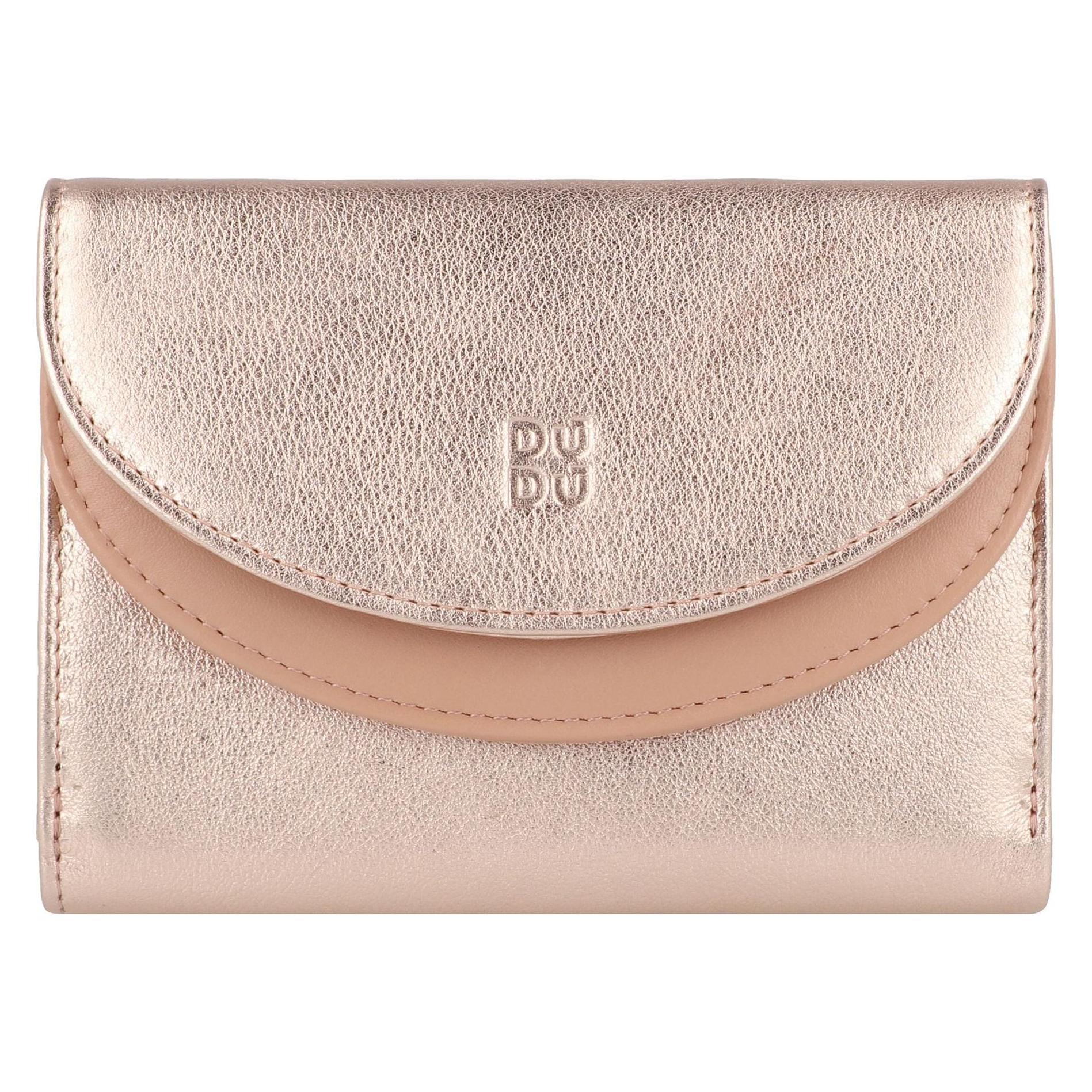 Dudu, Damen, Portemonnaie, Geldbörse Leder 13 Cm, Rosa