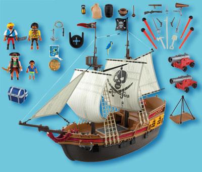 Actual product image Playmobil Pirate ship (5135)