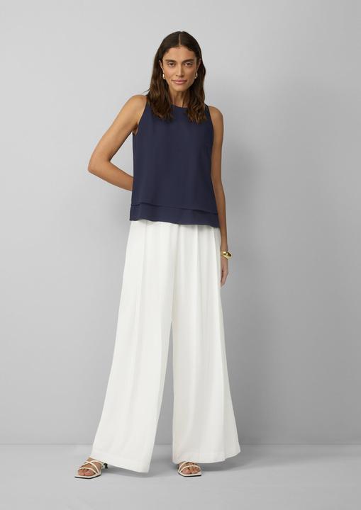 Image du produit S.Oliver Hose Wide-Leg-Hose aus Crêpe mit Falten (46)