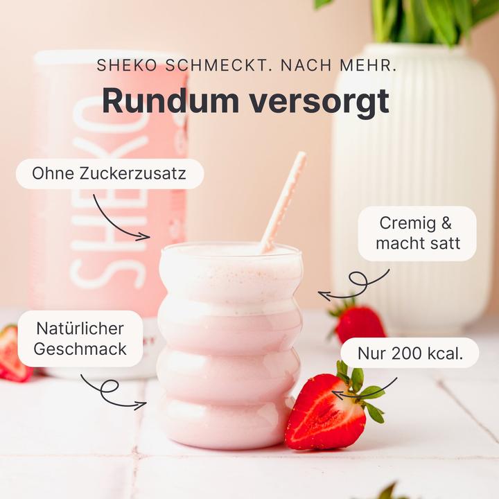 Actual product image Sheko Shake (Strawberry, 1 pcs., 378 g)