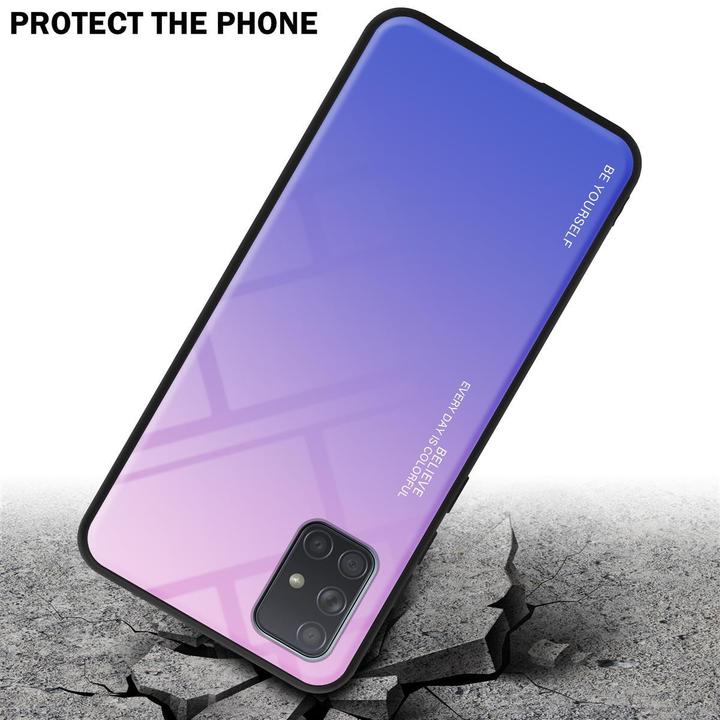 Actual product image Cadorabo TPU 2 colors glass cover (Samsung Galaxy A71)