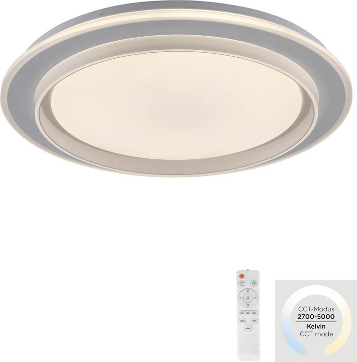 Produktbild Just Light LED Deckenlampe LAGO CCT dimmbar Fernbedienung rund 30min Timer, CCT (4600 lm)
