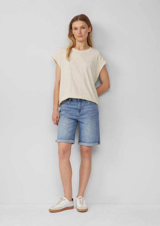 Produktbild S.Oliver T-Shirt T-Shirt im Relaxed Fit mit kleinem Artwork (38)