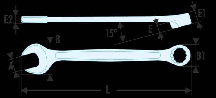 Actual product image Facom Combination spanner (9 mm)