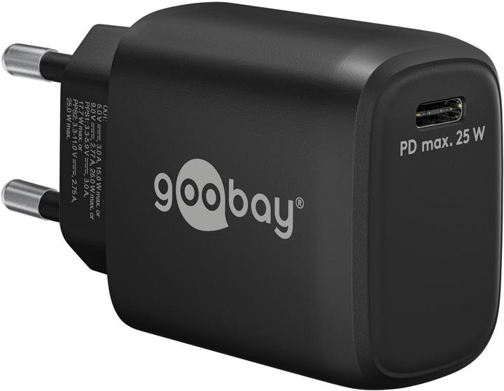 Immagine prodotto Goobay Caricabatterie rapido USB-C Power Delivery Compact (25 W, 1 porzione)