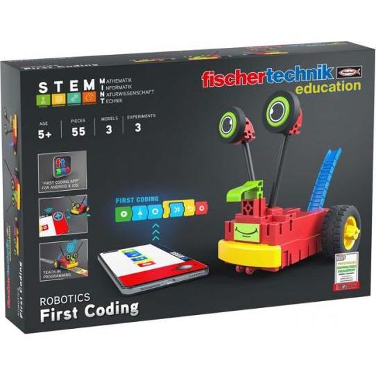 Fischertechnik Braccio robotico in kit da montare Robotics First Coding 560843, Kit robotica