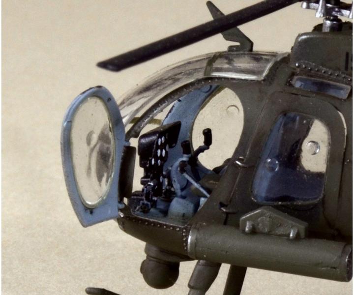 Actual product image Italeri AH-6 Night Fox