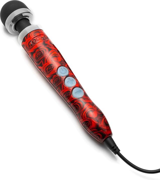 Actual product image Doxy Number 3 Wall Massager Rose Pattern