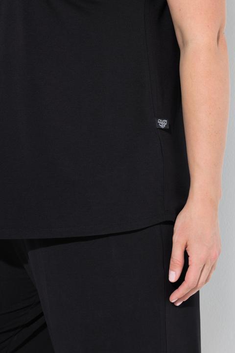 Produktbild Ulla Popken Pyjama, oversized, Zweiteiler, Hemdkragen, Halbarm (58)
