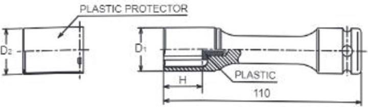 Image du produit Koken Douille mâle six pans creux (12 mm)